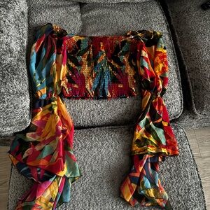 Colorful Abstract Blouse